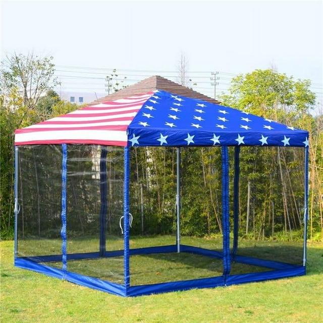 EAGLE PEAK Pop Up Canopies 10 Ft. W x 10 FT. D Metal Party Tent Canopy