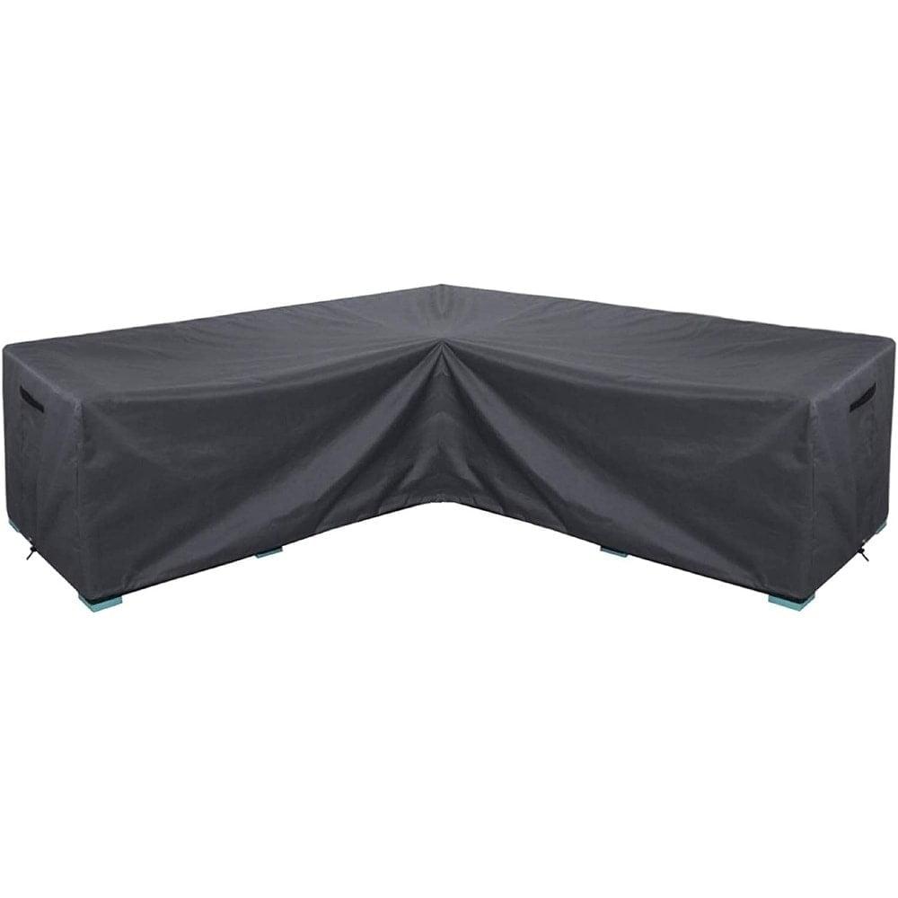 Outdoor Sectional Cover  Waterproof & UV-Resistant Garden Couch Cover 100"x100"(V-Shaped)