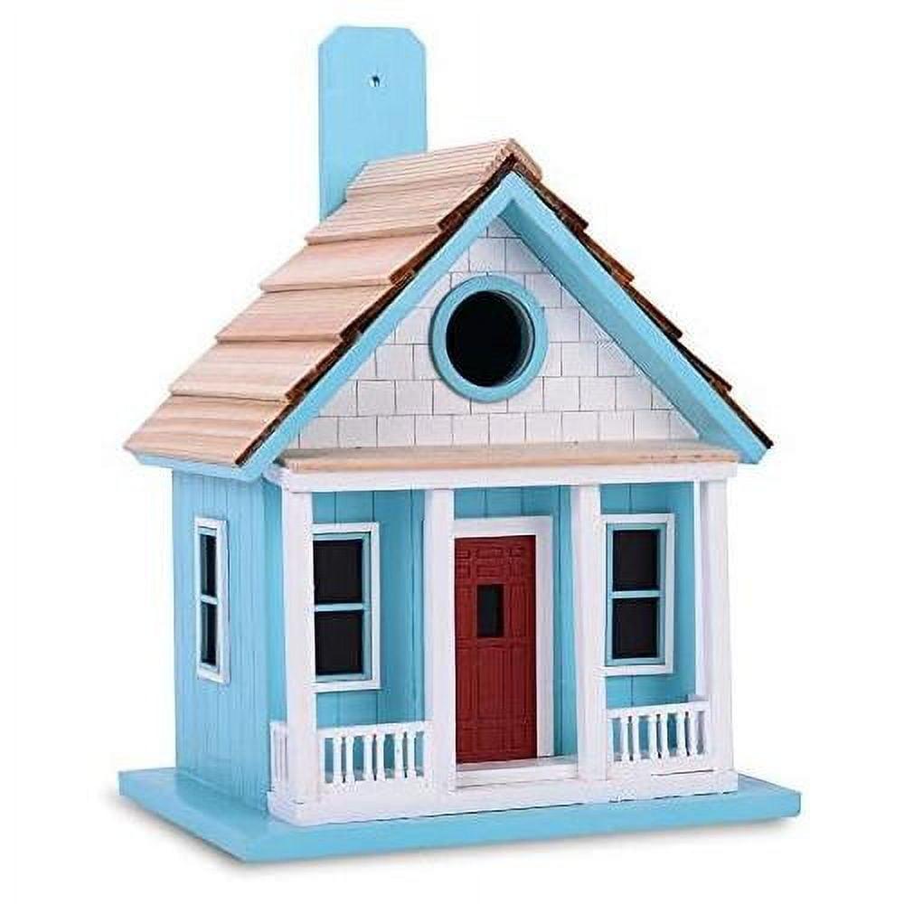 Vandue Outdoor Wooden Birdhouse, Bird-Friendly Perch - Cape Cod