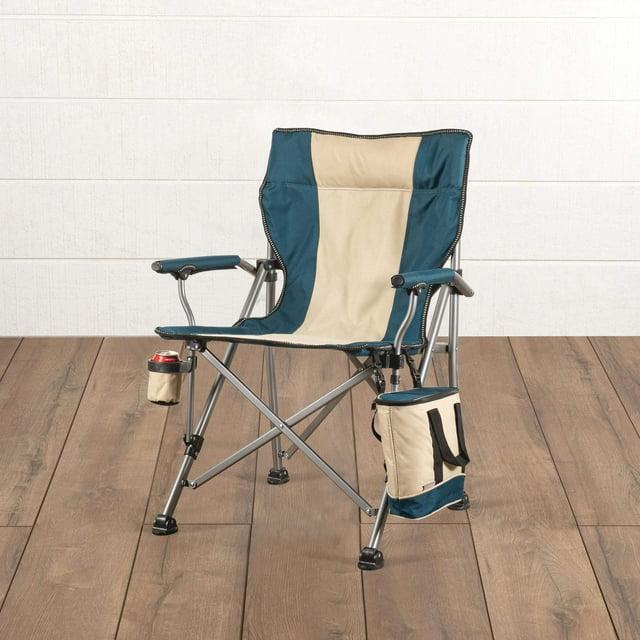 Oniva 2pc Outlander Portable Camping Chair with Cooler - Navy Blue