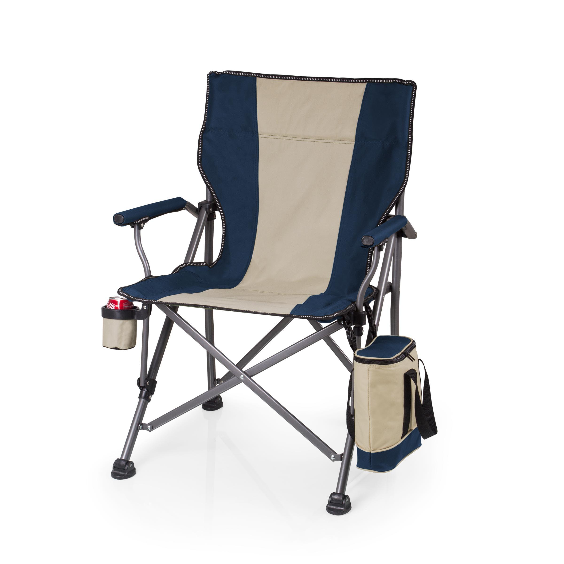 Oniva 2pc Outlander Portable Camping Chair with Cooler - Navy Blue