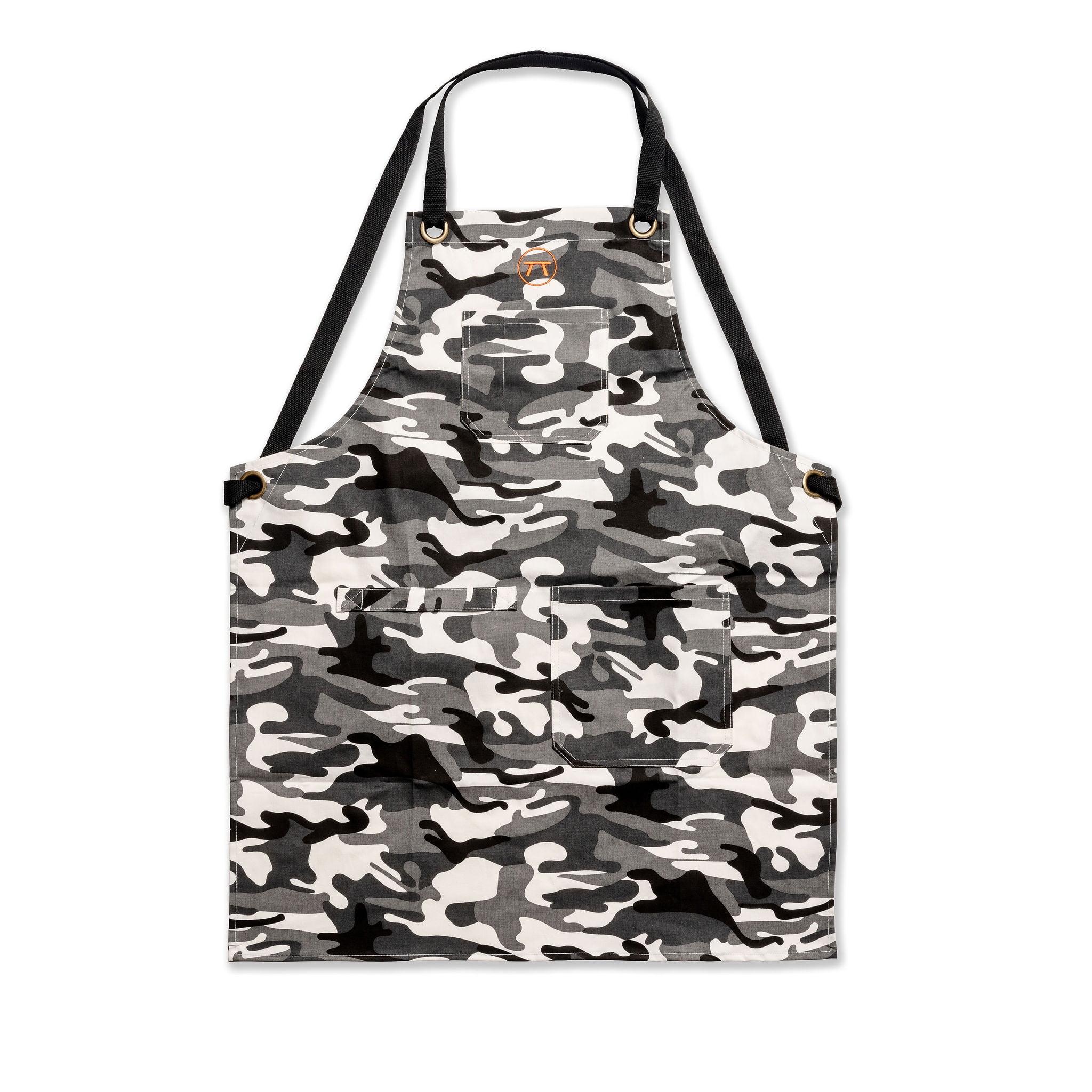 Outset Outset Camo Grill Apron, Cotton Apron For Men and Women