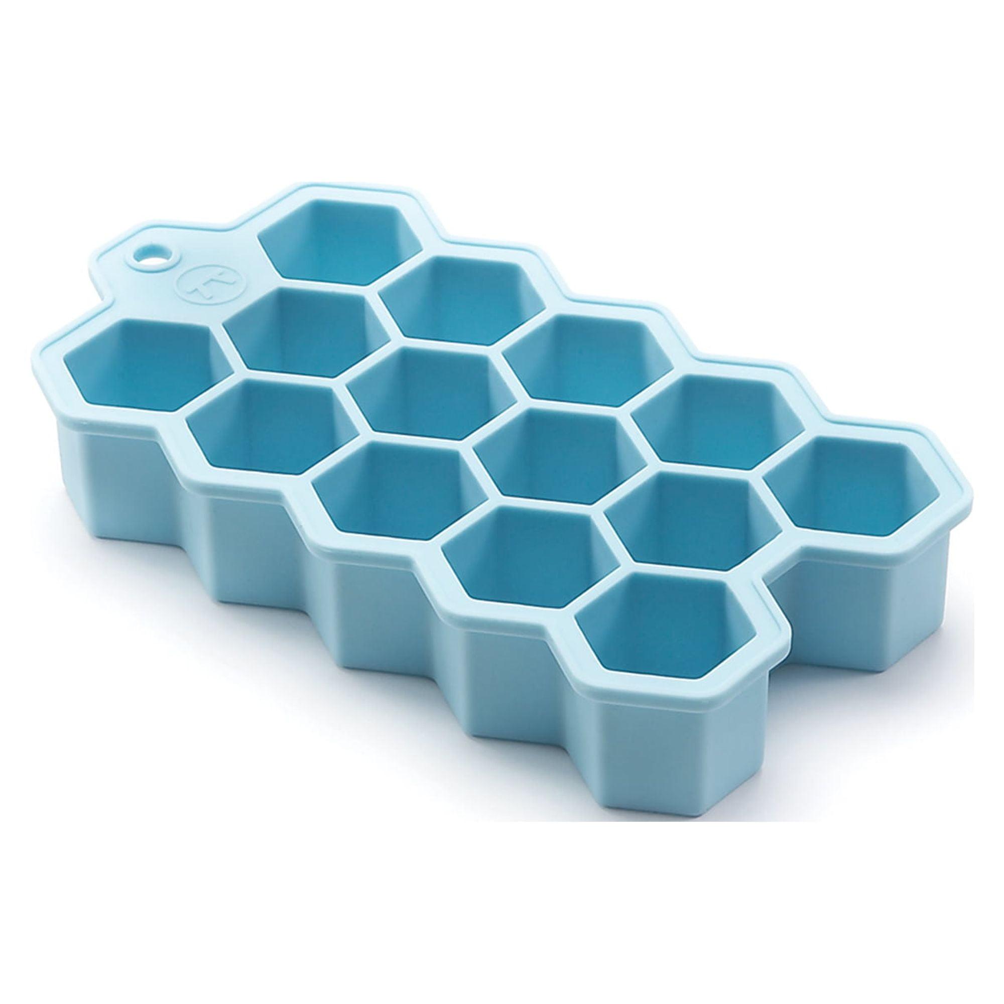 Outset Silicone Hexagon Ice Cube Tray, Large Cubes