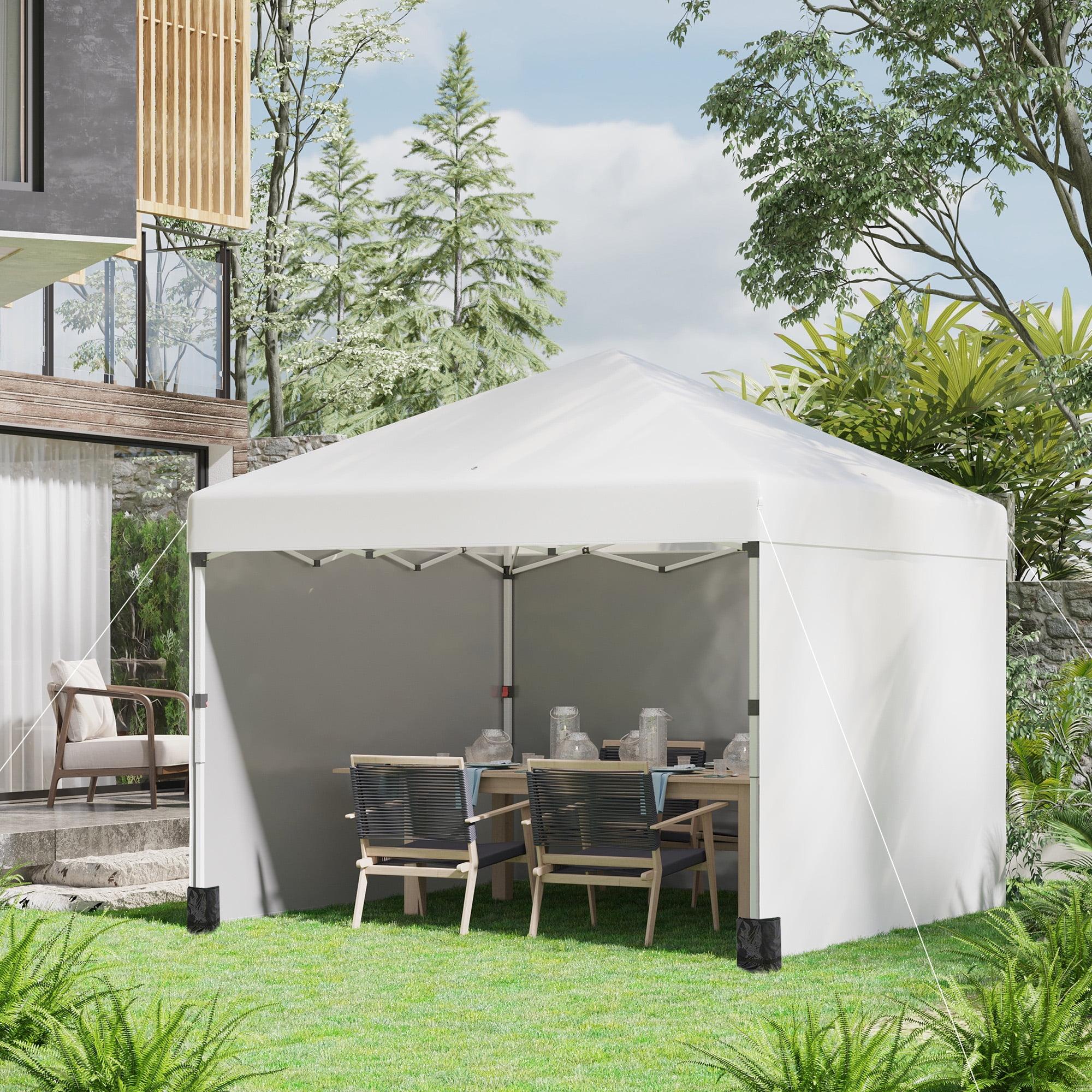 Outsunny 10 Ft. W x 10 Ft. D Steel Party Tent