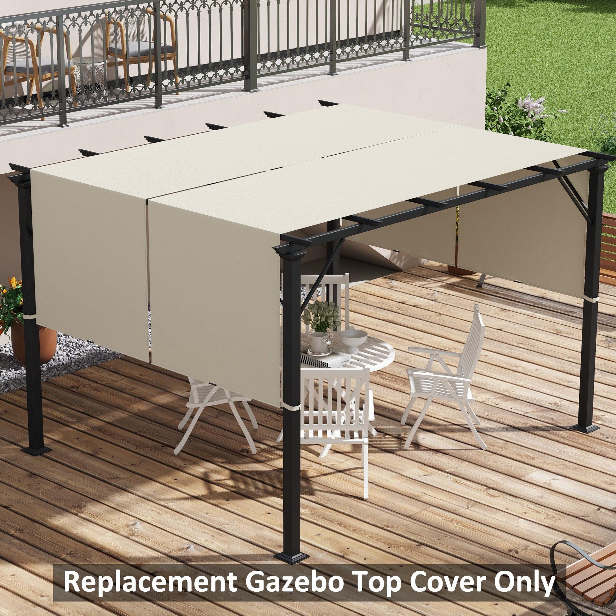 Outsunny 2 PCS Pergola Shade Cover, UV Protection Pergola Canopy Replacement, for 10 x 11.8ft Pergola