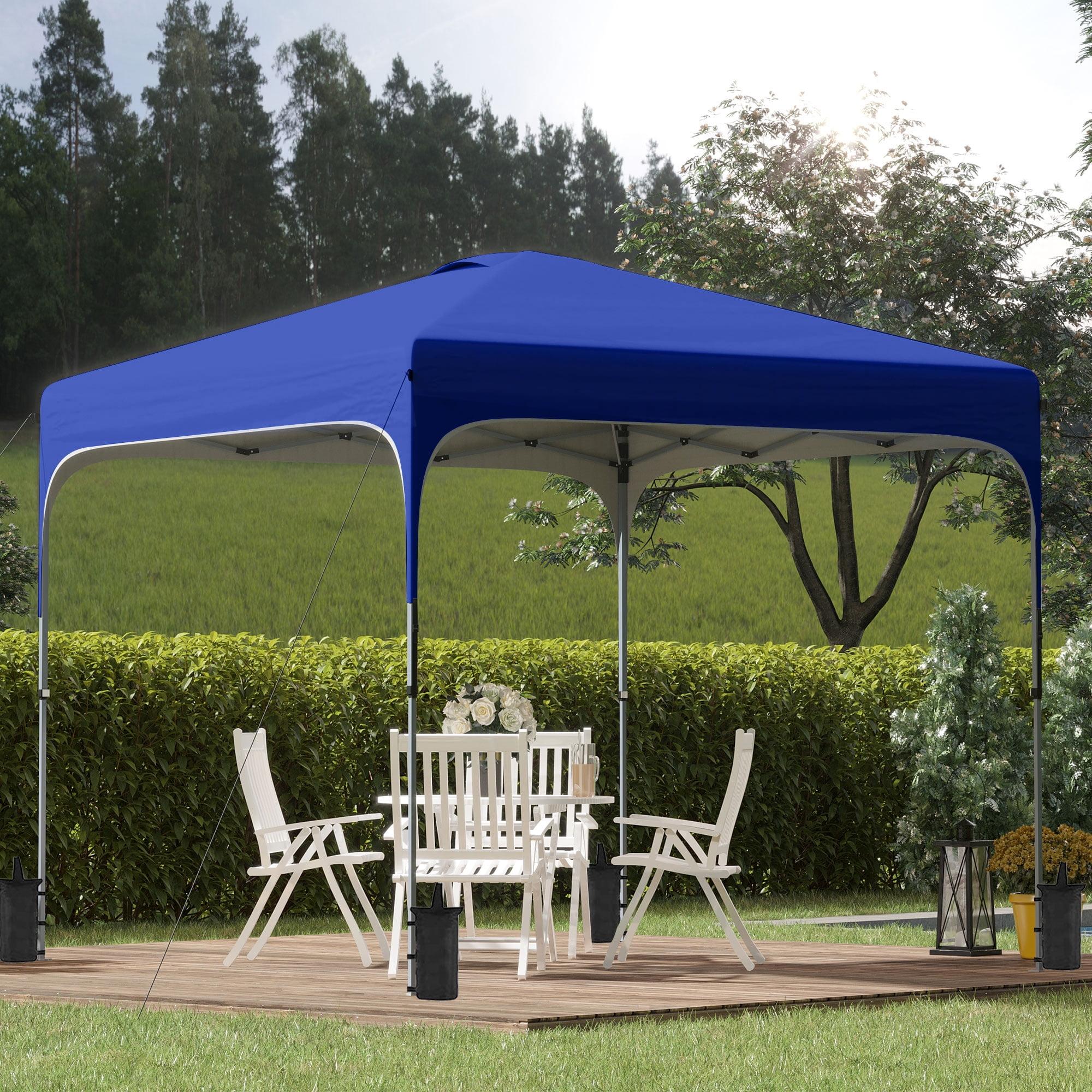 Royal Blue Outdoor Pop-Up Canopy Tent with UV Protection