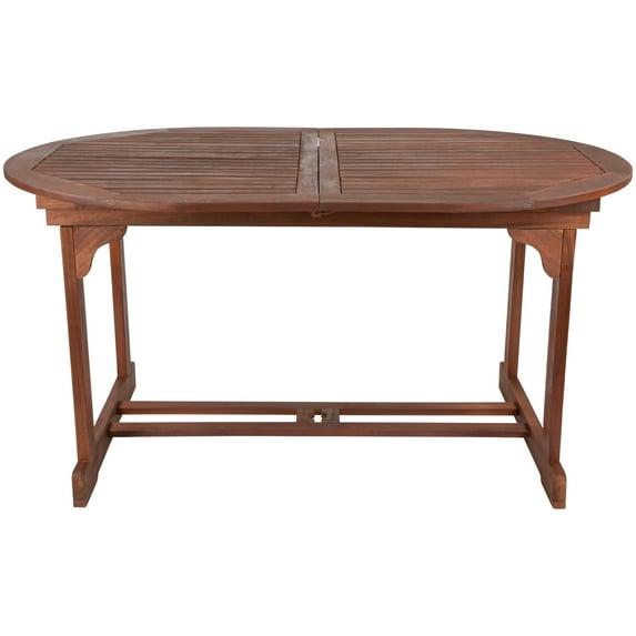 Northlight Seasonal Oval Outdoor Acacia Wood Folding Patio Dining Table