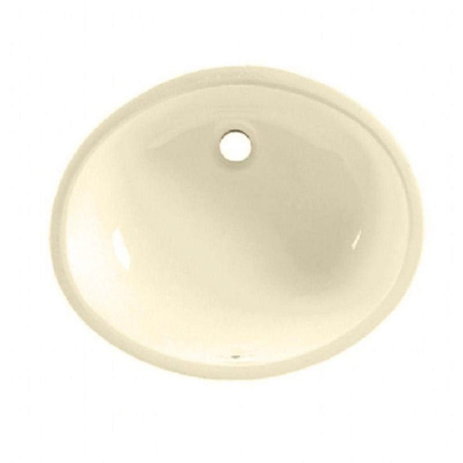 American Standard 16.25'' Vitreous China Oval Bathroom Sink with Overflow