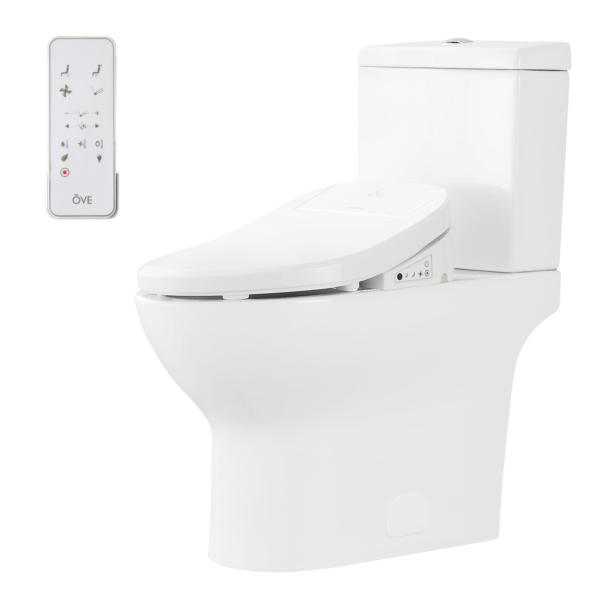 Ove Decors Felix 1.59 Gallons GPF Elongated Floor Mounted Bidet Toilet (Seat Included)