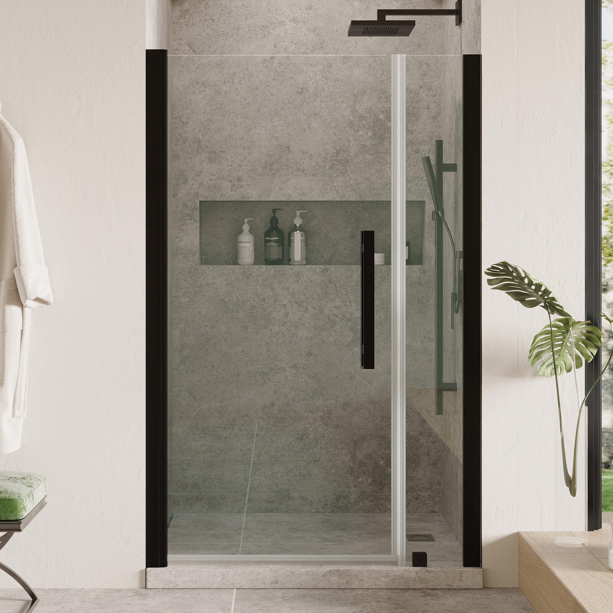 Endless Pasadena 41" W x 72" H Alcove Frameless Shower Kit, Door, Panel