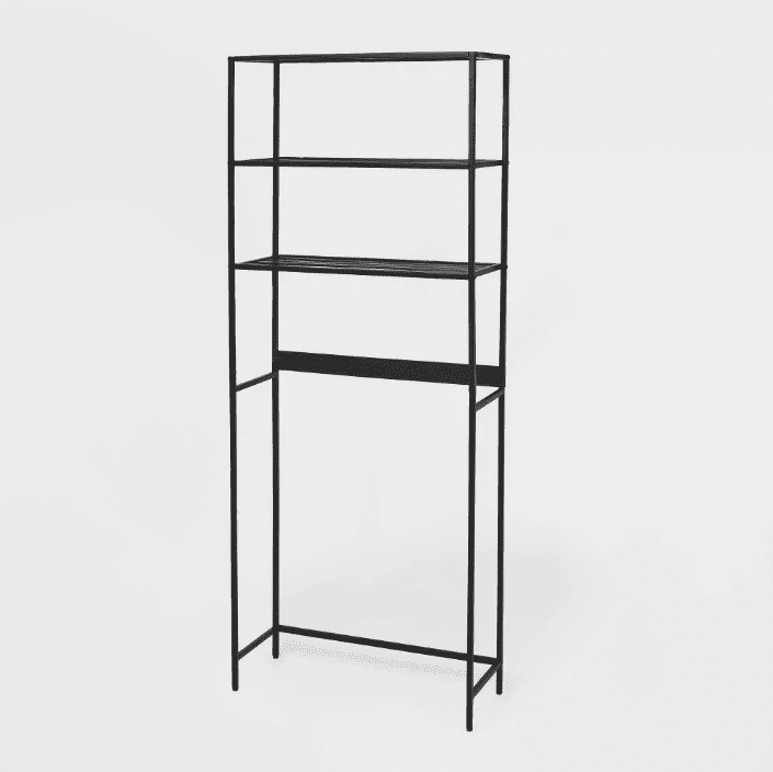 Over The Toilet Storage Black Metal - Brightroom™: 3-Tier Iron Etagere, Space Saver, Easy No-Tool Assembly