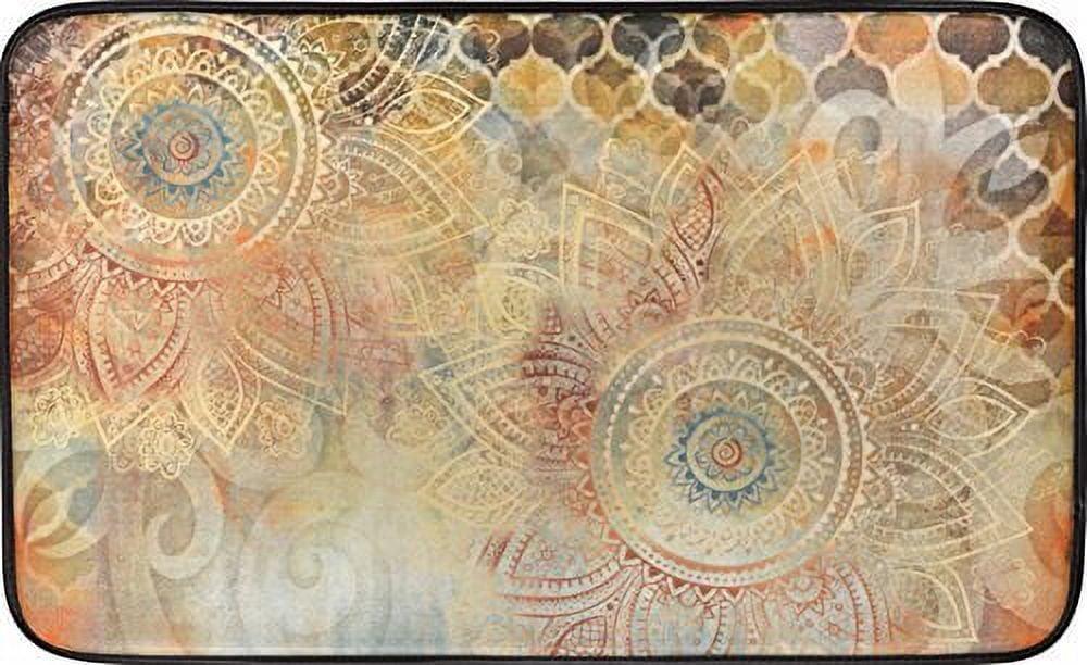 Oversized Chef Series 24"x36" Antifatigue Kitchen Mats (BOHO STUDY FLORAL)