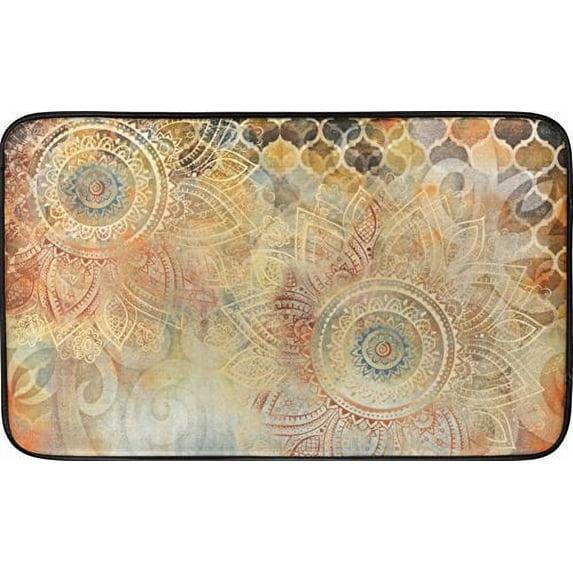Oversized Chef Series 24"x36" Antifatigue Kitchen Mats (BOHO STUDY FLORAL)