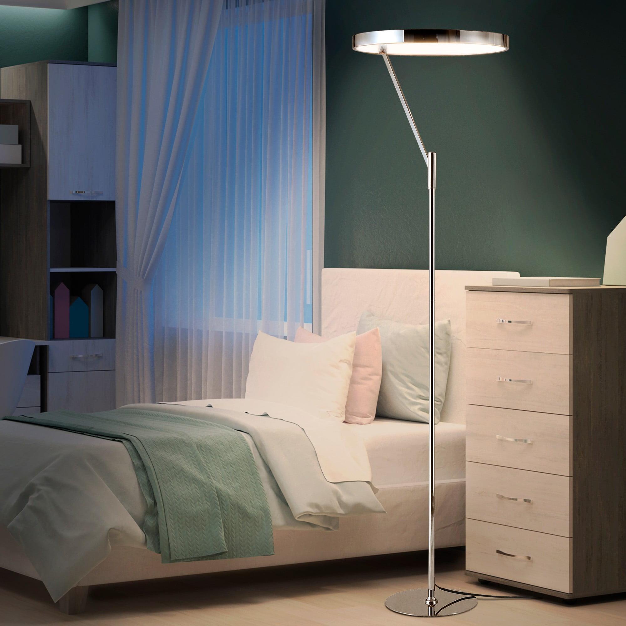 JONATHAN Y Owen Integrated LED Metal Floor Lamp