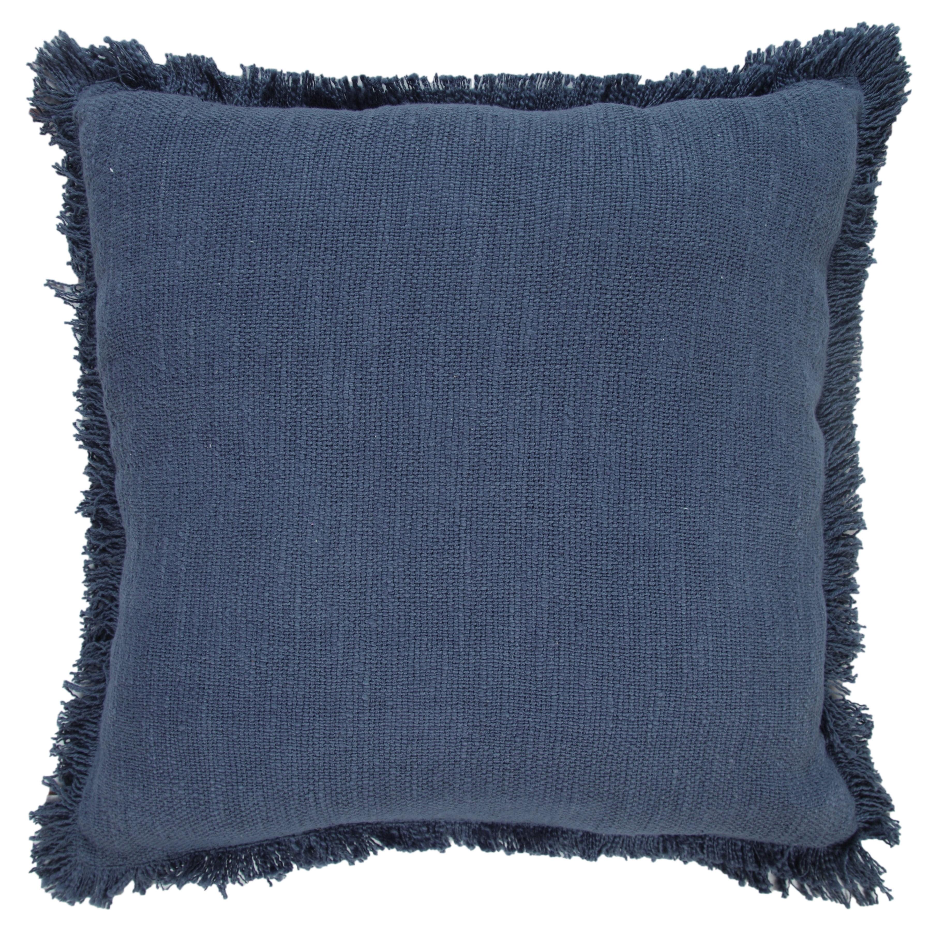 Rajani Home Jessei Fringed Cotton Throw Pillow