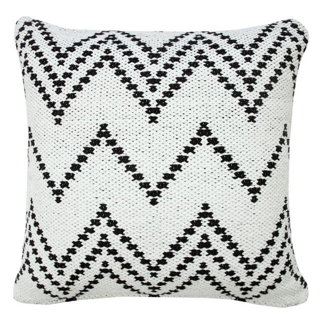 Evette Rios Textured Cotton Throw Pillow