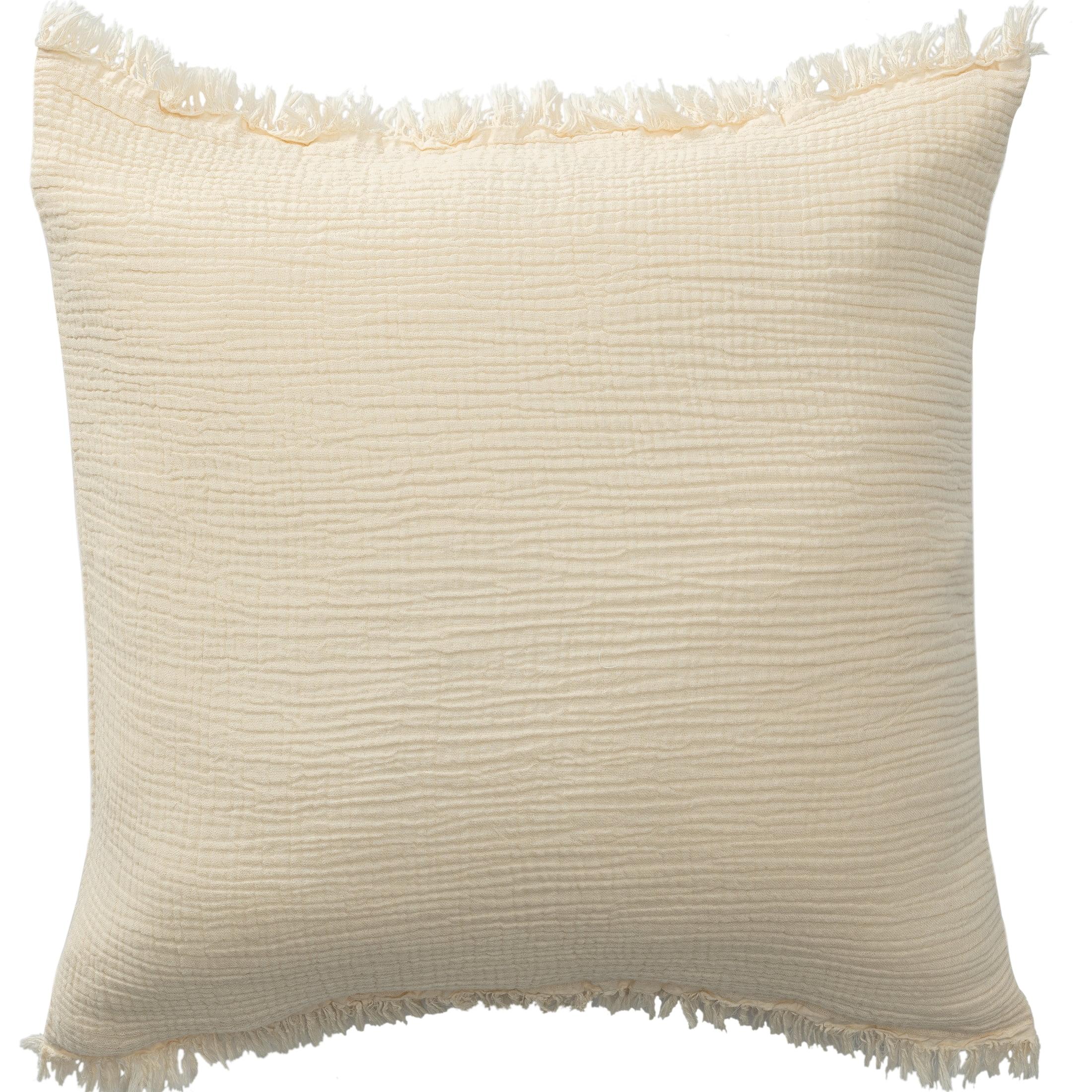 Turkish Cotton Fringe Pillow