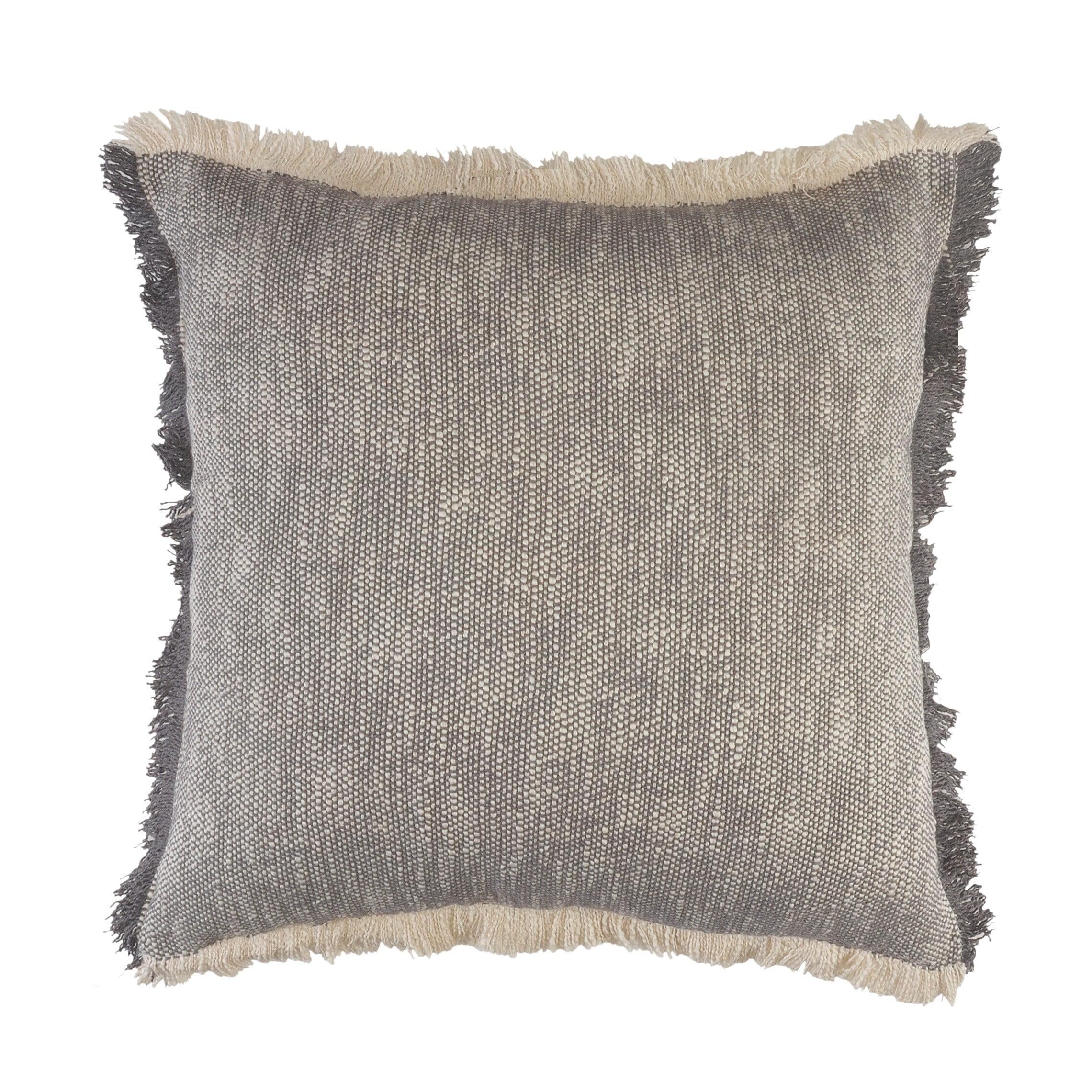 Rajani Home Jessei Fringed Cotton Throw Pillow