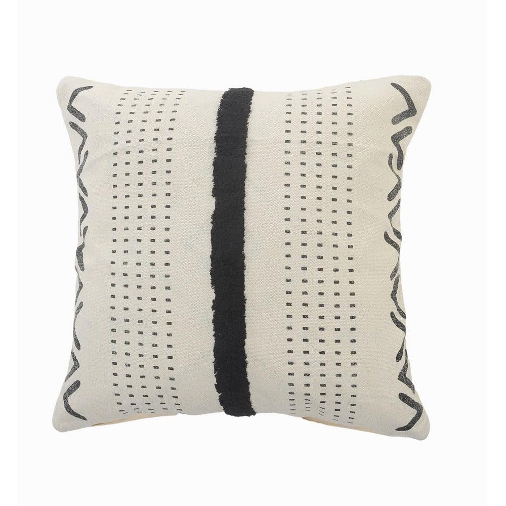 Throw Pillow Textured Cotton Throw Pillow