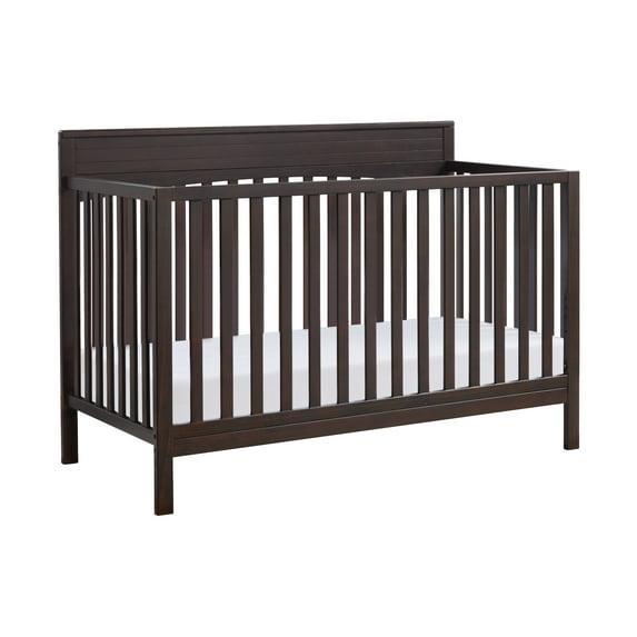 Oxford Baby Harper 4-in-1 Convertible Crib, Espresso Brown, GREENGUARD Gold Certified, Wooden Crib