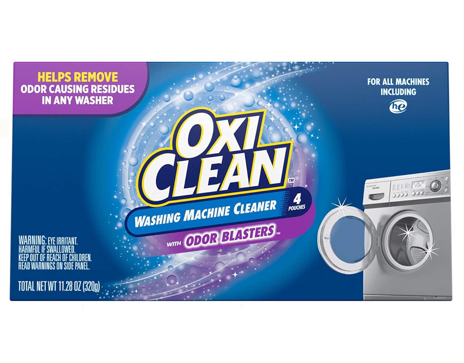 OxiClean Washing Machine Cleaner with Odor Blasters, 4 Count 11.28 oz