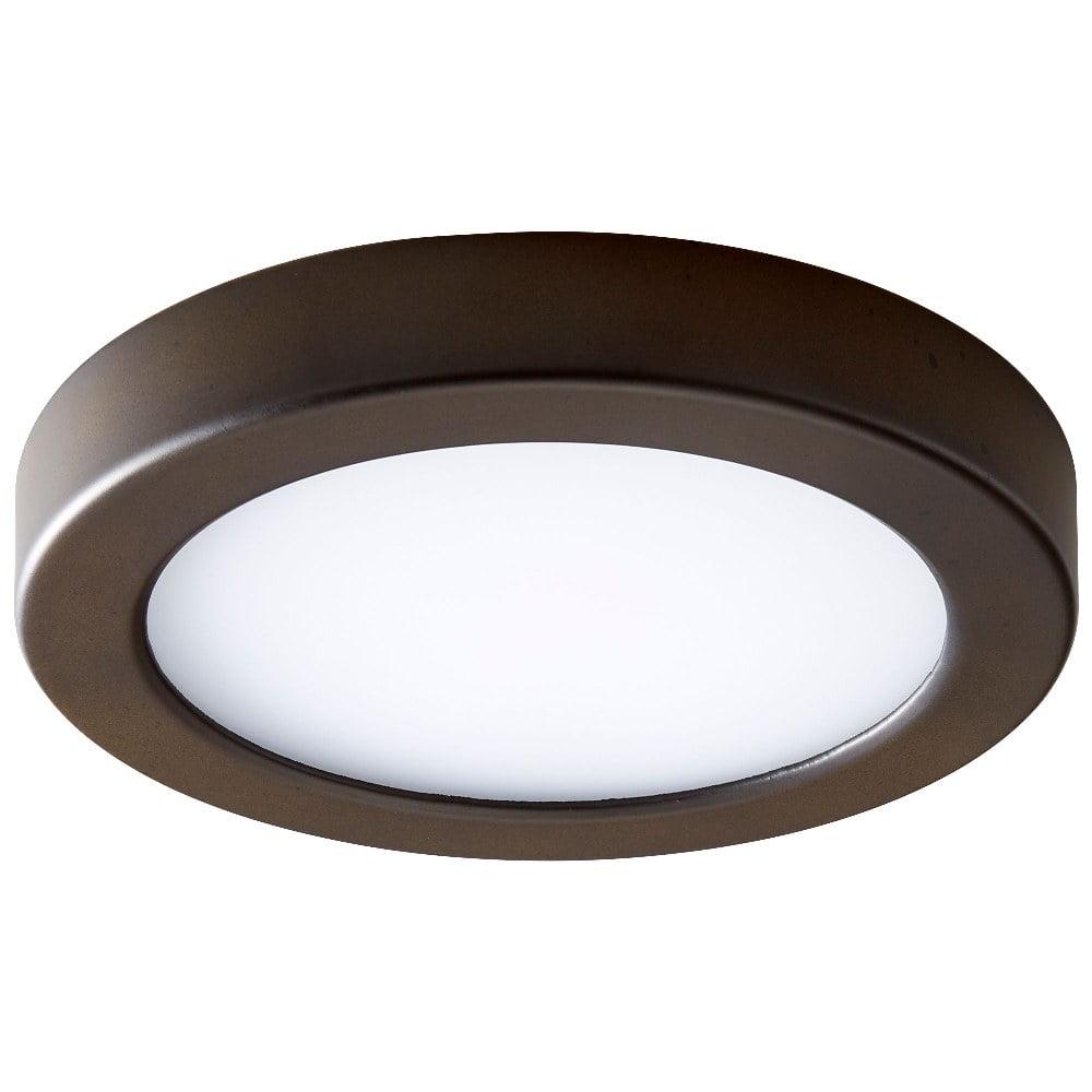 Oxygen Lighting 3-645 Elite 7" Wide Led Flush Mount Drum Ceiling Fixture - Bronze