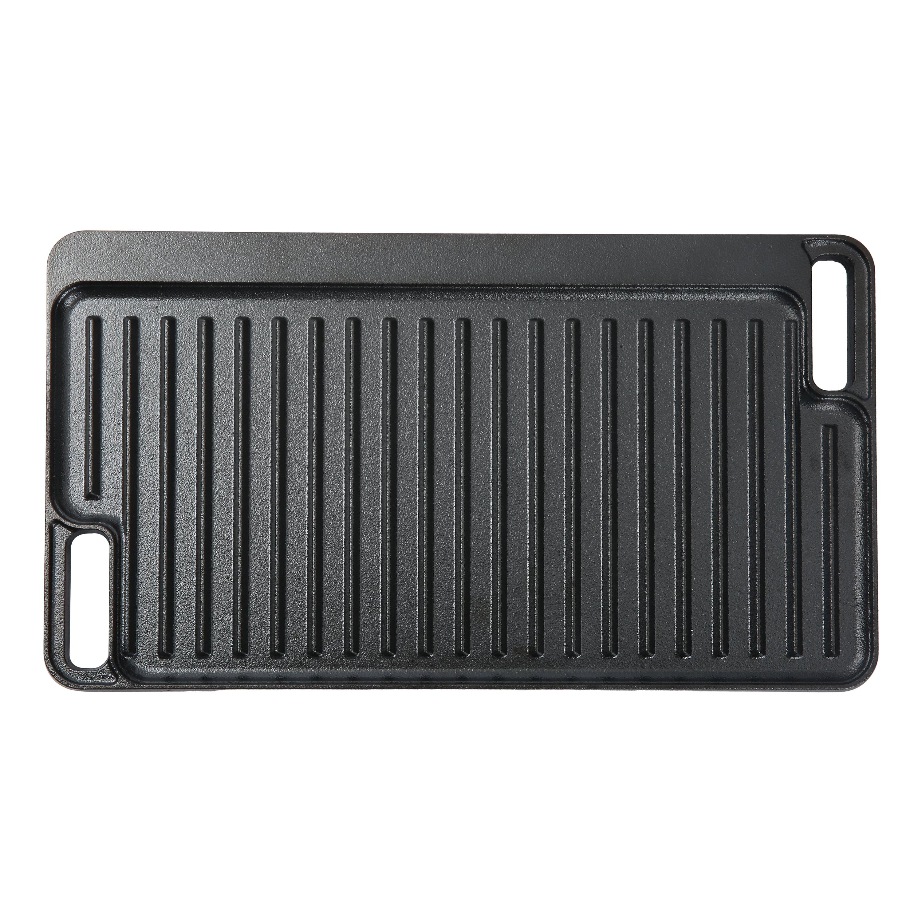 Ozark Trail 16" Pre-Seasoned Cast Iron Grill and Griddle Pan