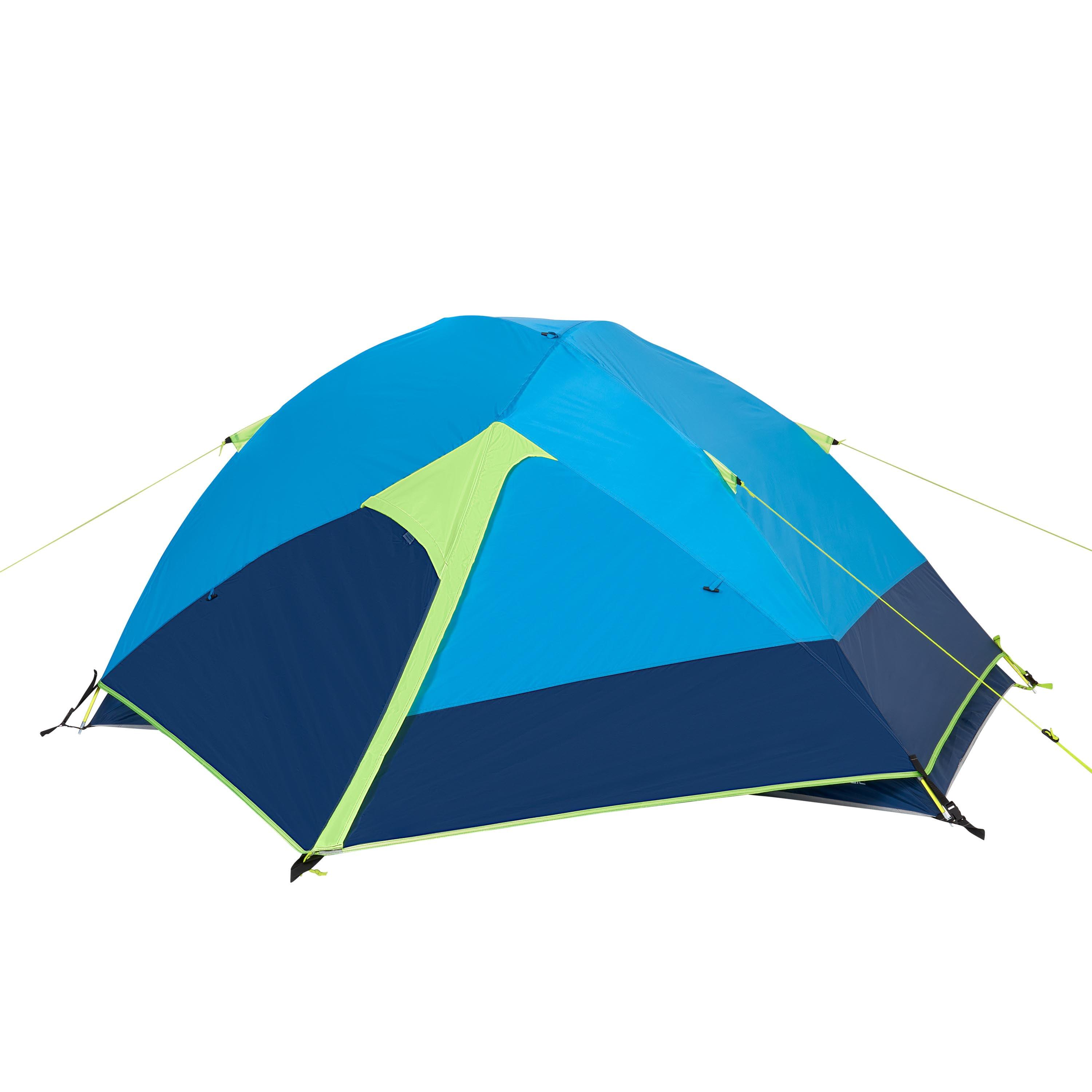 Ozark Trail Blue 2-Person Backpacking Tent with Vestibule and Carry Bag