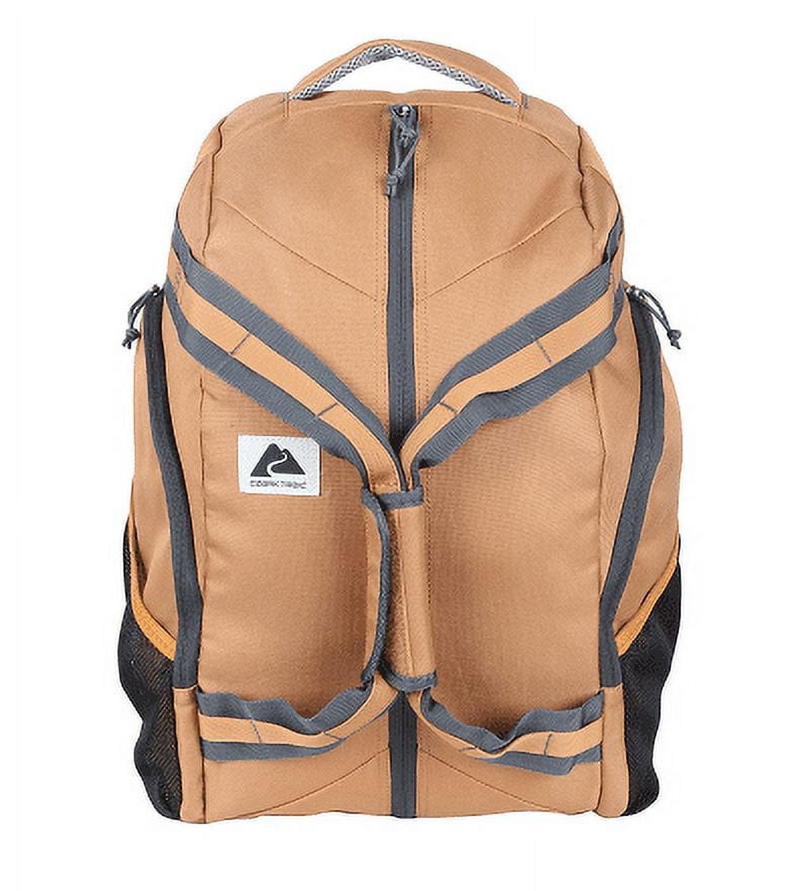 Ozark Trail 35 Ltr Convertible Backpack Duffel, Durable Polyester, Brown