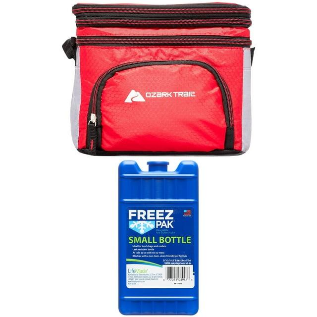 Ozark Trail 6-Can Soft-Sided Cooler, Red