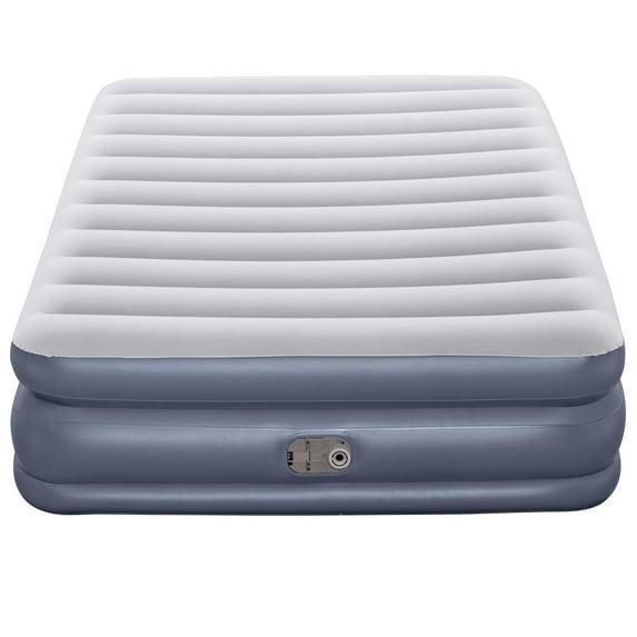 Ozark Trail Queen Air Mattress, Air Bed with Pump, 18 Inch Inflatable Air Mattress, Blow Up Bed