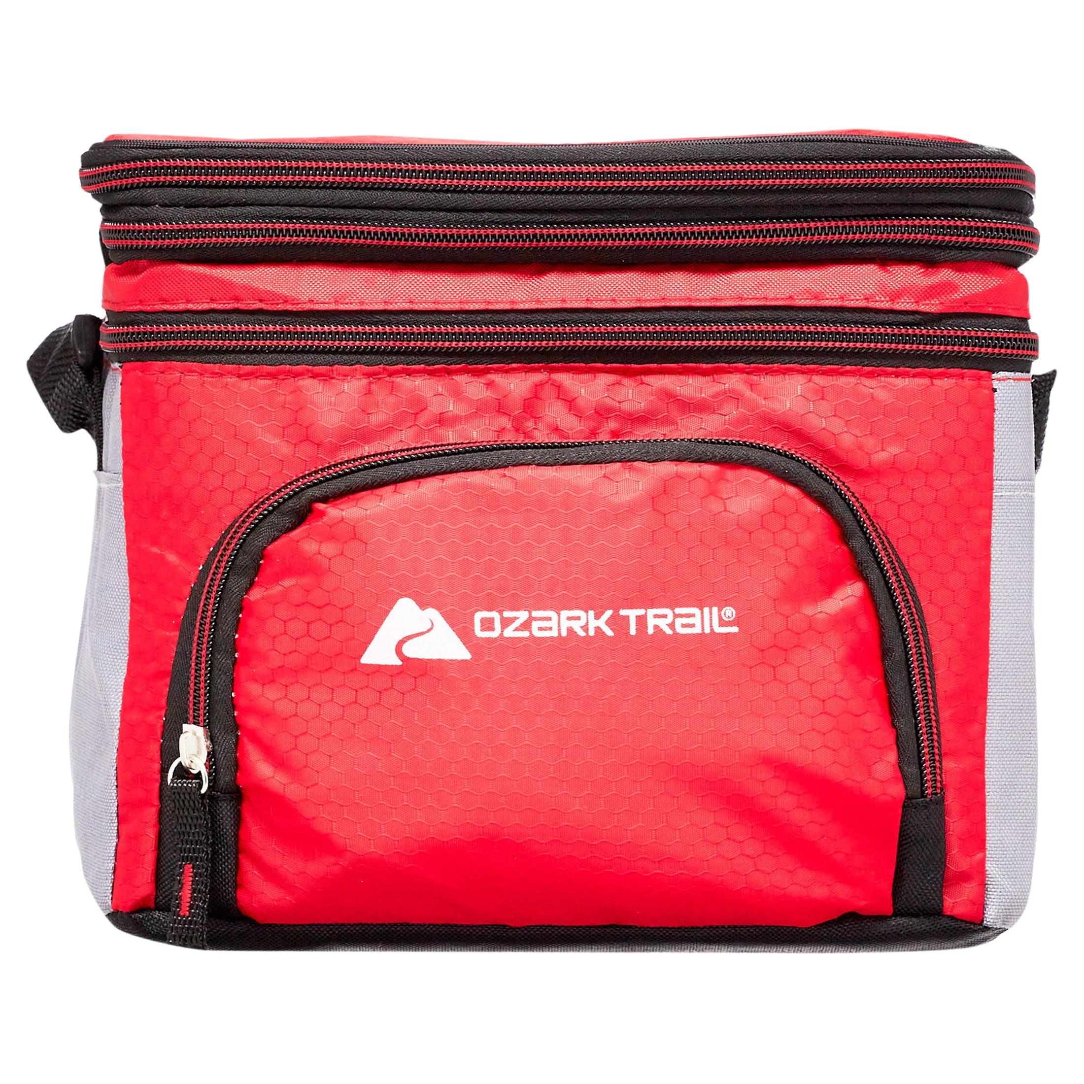 Ozark Trail 6-Can Soft-Sided Cooler, Red
