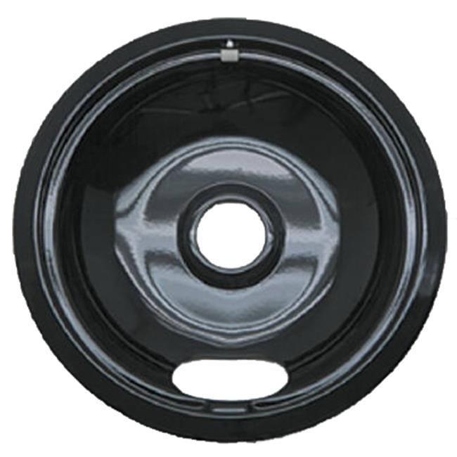 Range Kleen P101 Style A Small Heavy Duty Black Porcelain Drip Bowl