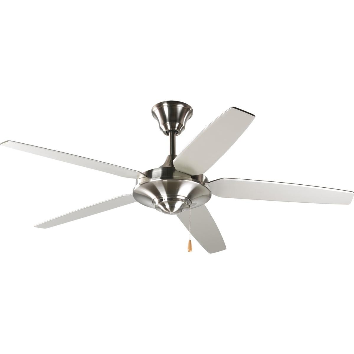 Progress Lighting Signature Plus 54 Signature Plus 54" 5 Blade Indoor Ceiling Fan - Nickel