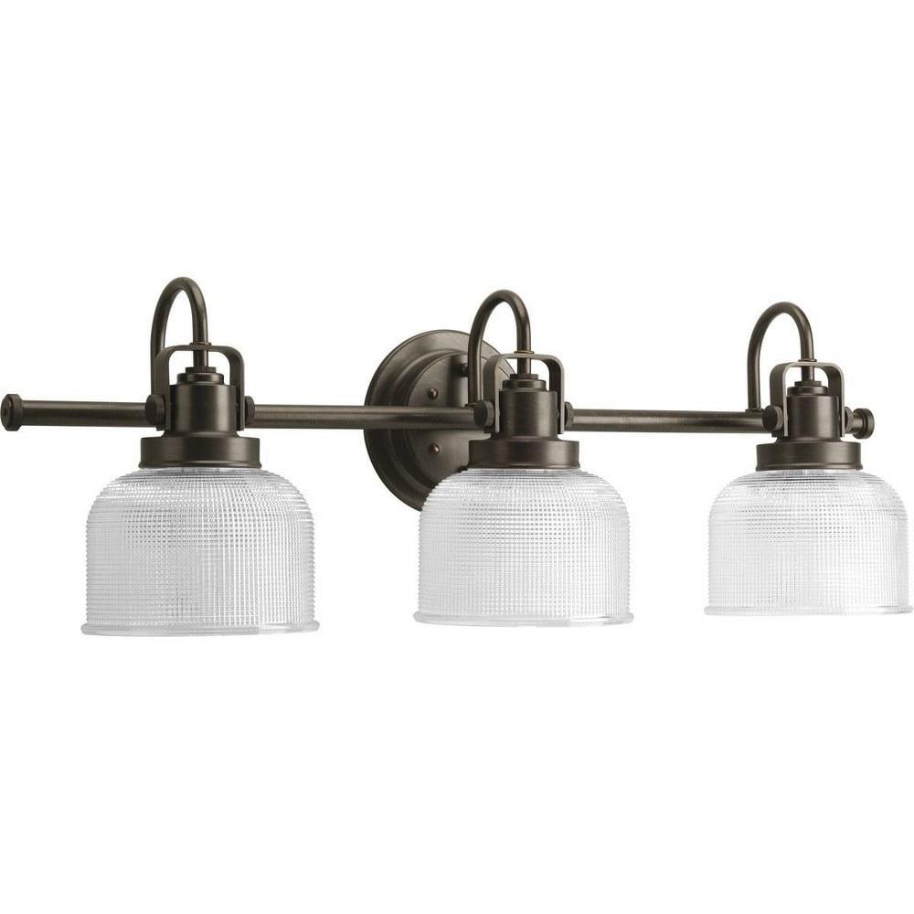 Rosser 3 Light Transparent Dimmable Vanity Light