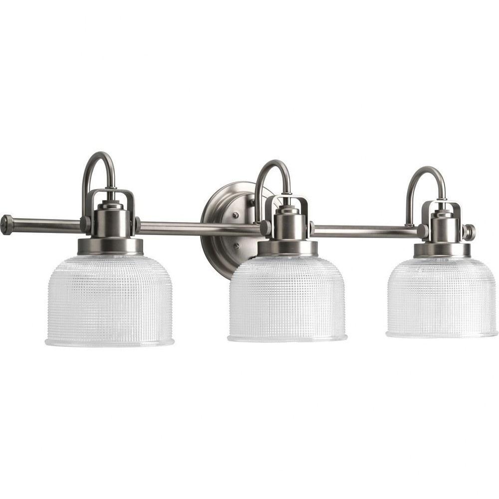 Rosser 3 Light Transparent Dimmable Vanity Light