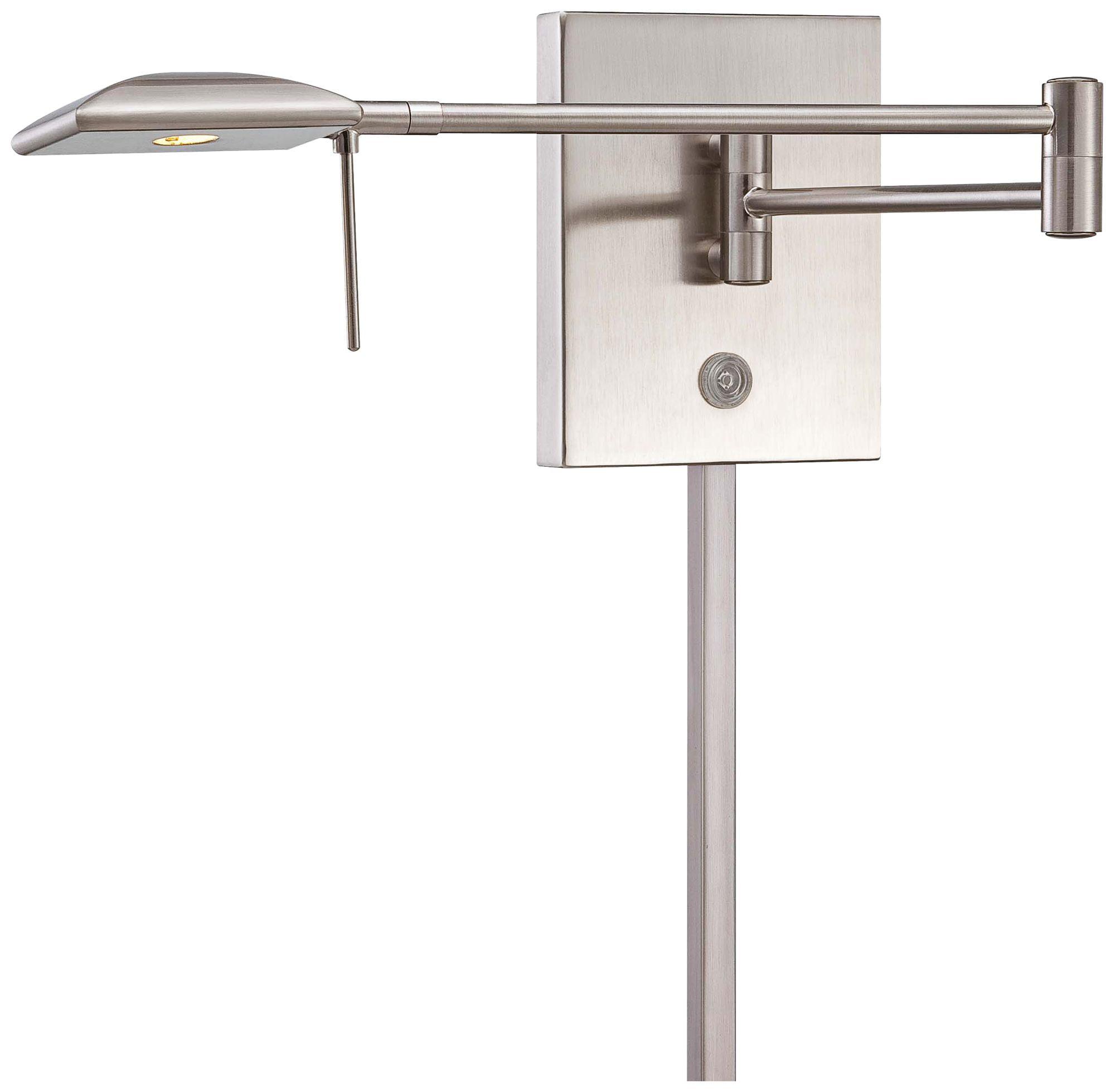 George Kovacs Lighting 1 - Light Swing Arm Lamp in  Brushed Nickel