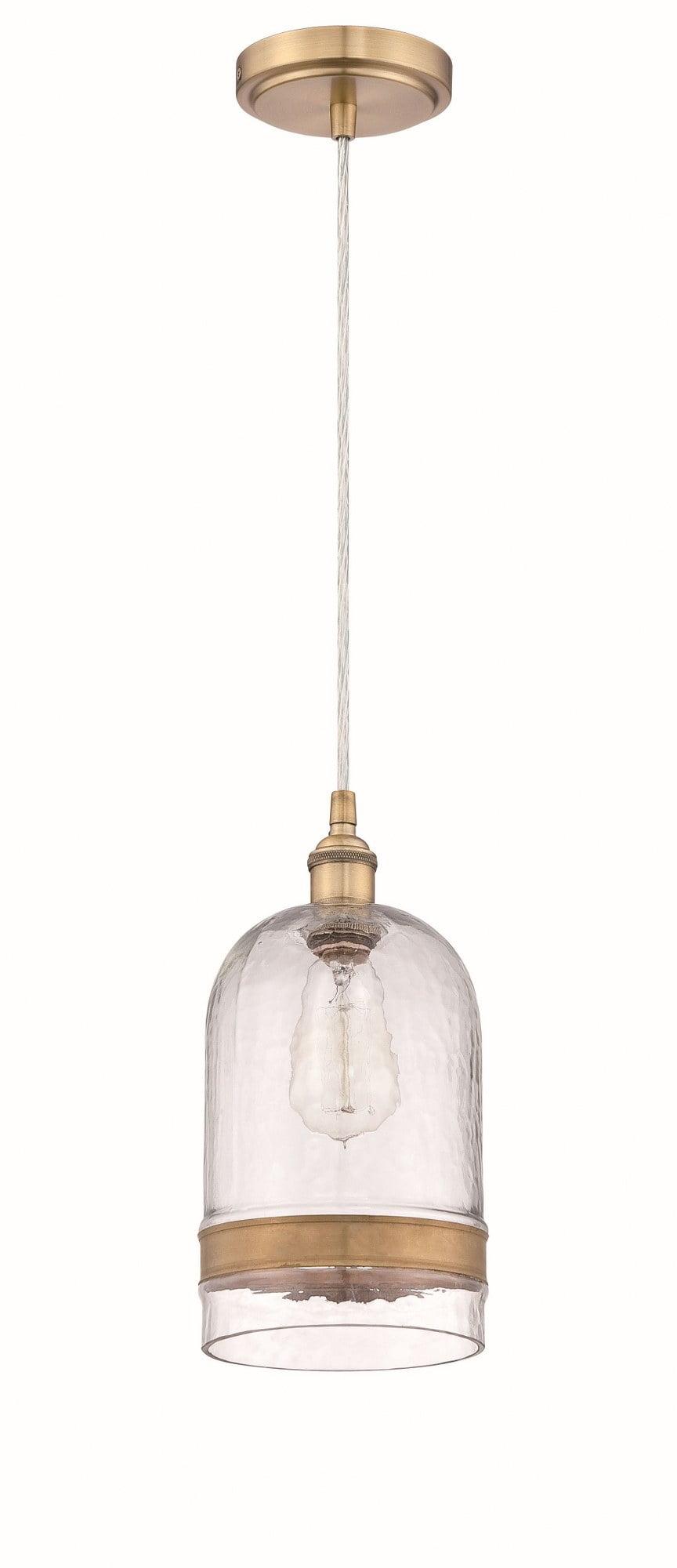 1 - Light Antique Copper Single Pendant