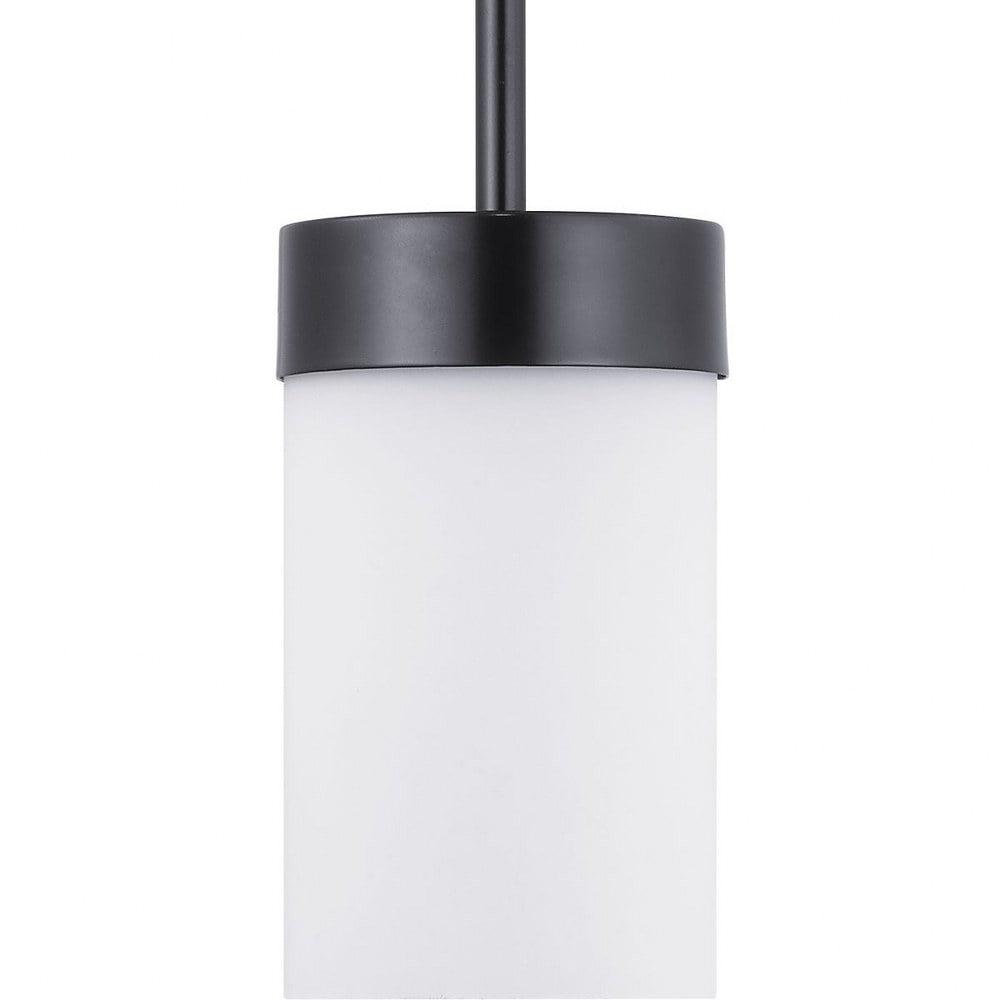 Progress Lighting Elevate 1-Light Mini Pendant, Glass, Polished Chrome, Etched White Shade, Design Series Collection
