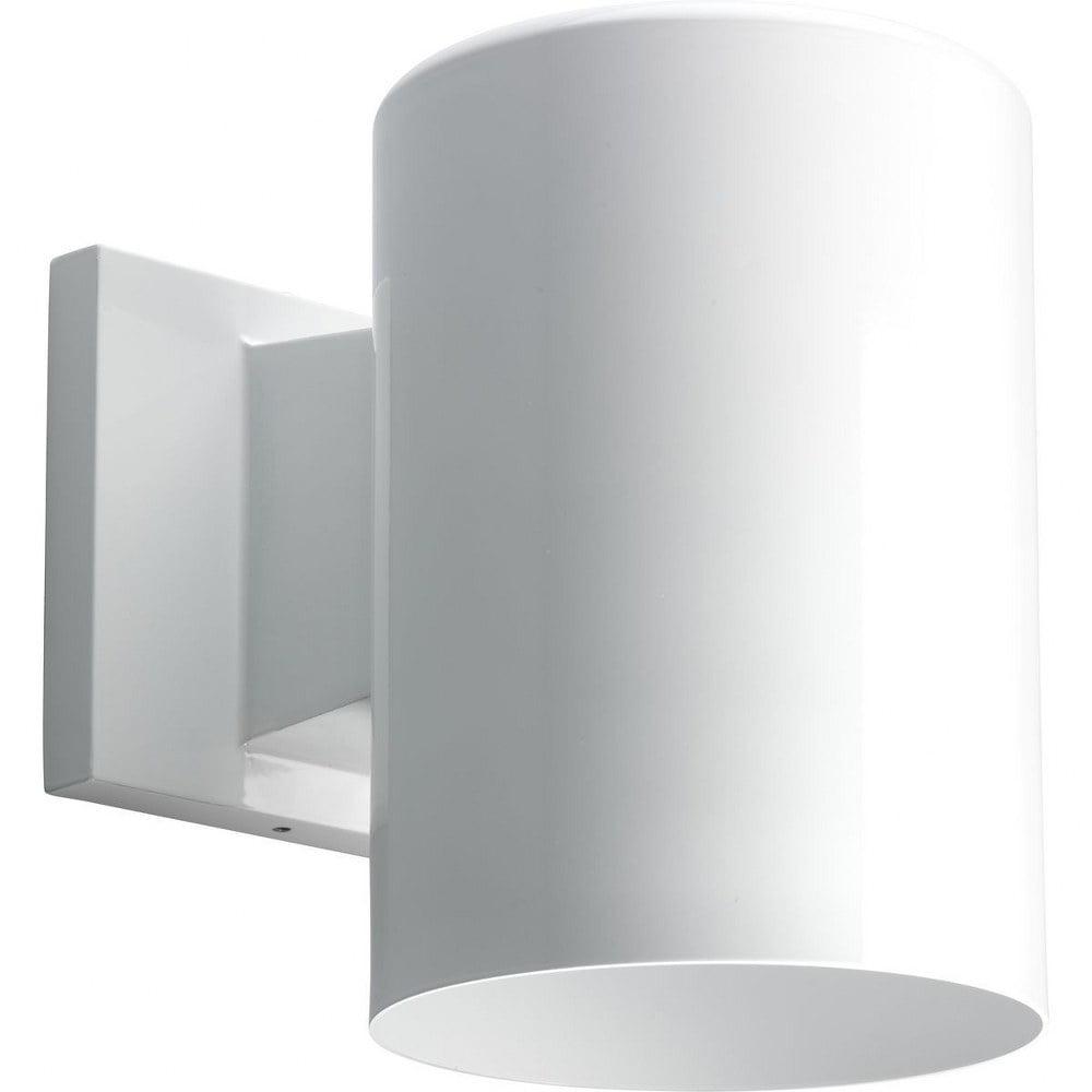 Progress Lighting, Cylinder Collection, 1-Light Wall Sconce, Antique Bronze Finish, Porcelain Shade