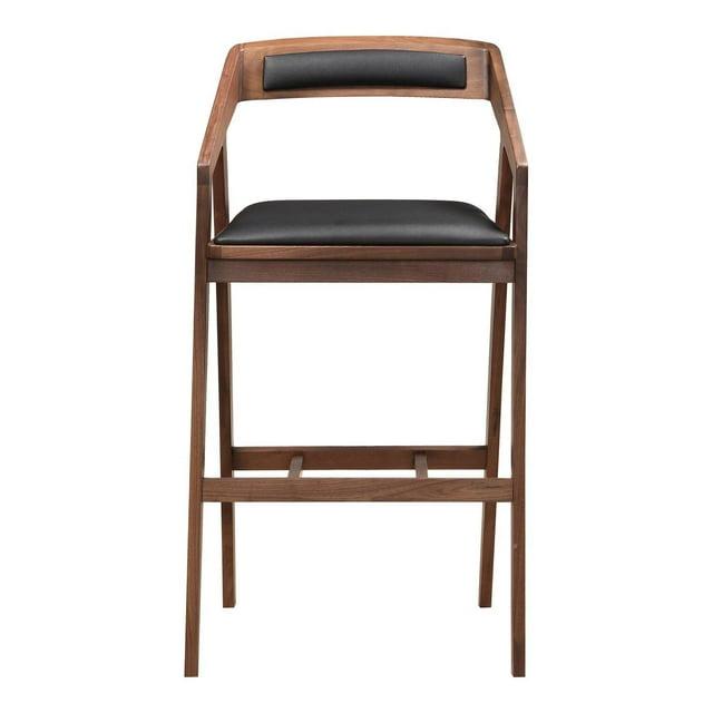 Padma Barstool Black-Color:Brown,Style:Mid-century modern
