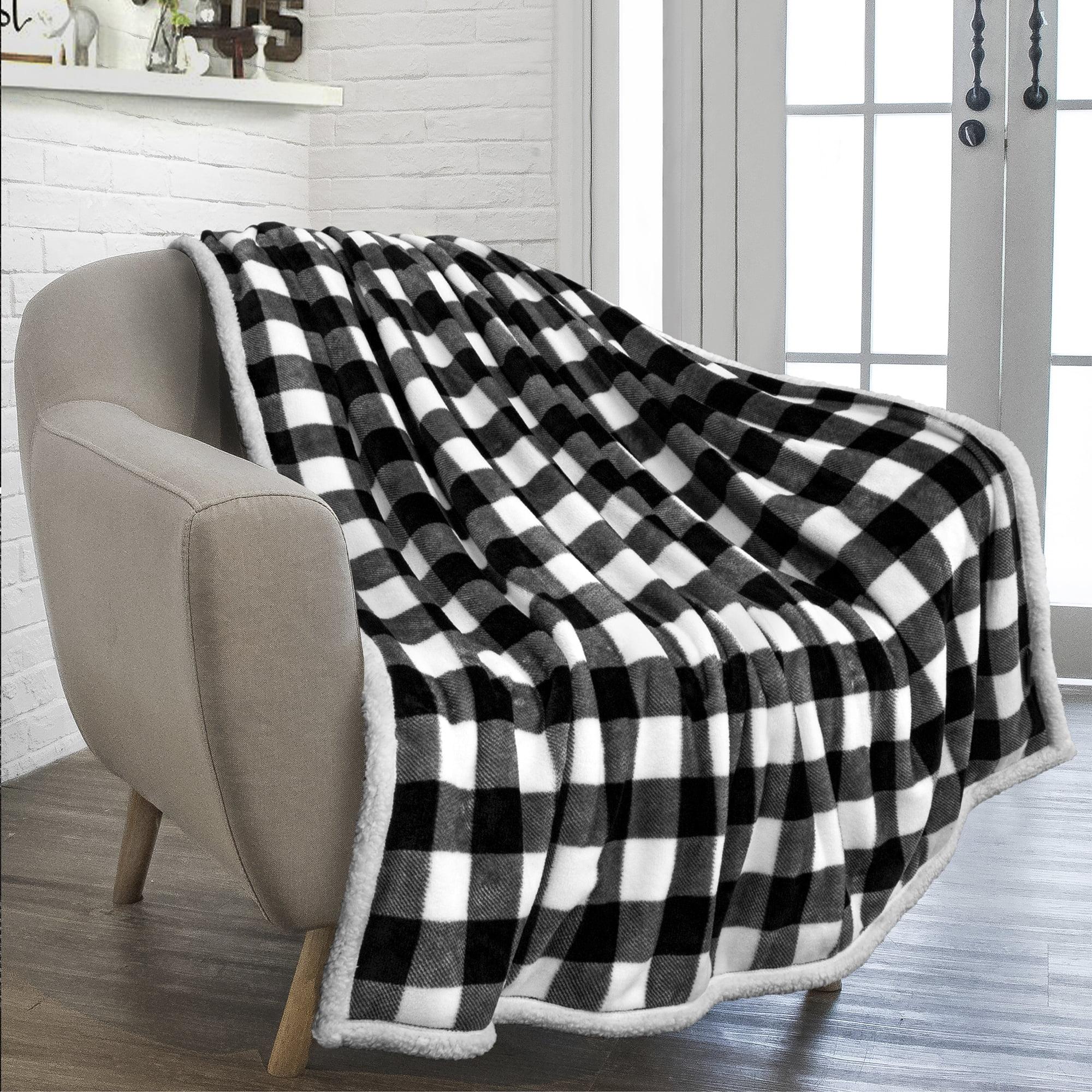 PAVILIA Soft Fleece Blanket Throw for Couch, Lightweight Plush Warm Blankets for Bed Sofa with Jacquard Pattern