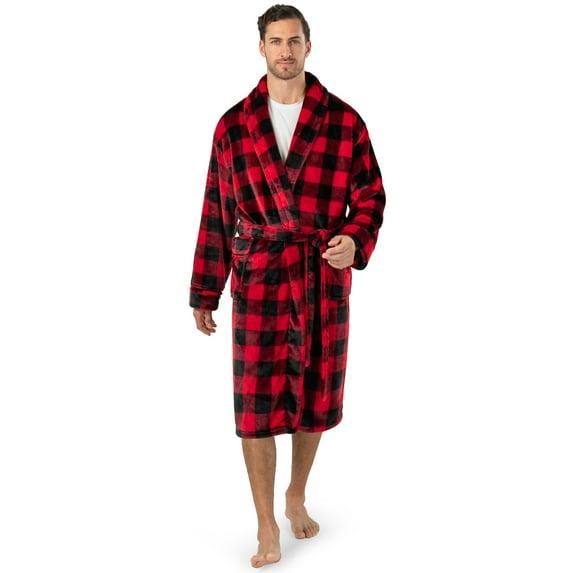 Rosalind Wheeler Speight Fleece Mid-Calf Bathrobe with Pockets