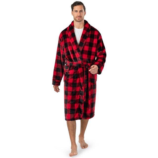 Rosalind Wheeler Speight Fleece Mid-Calf Bathrobe with Pockets