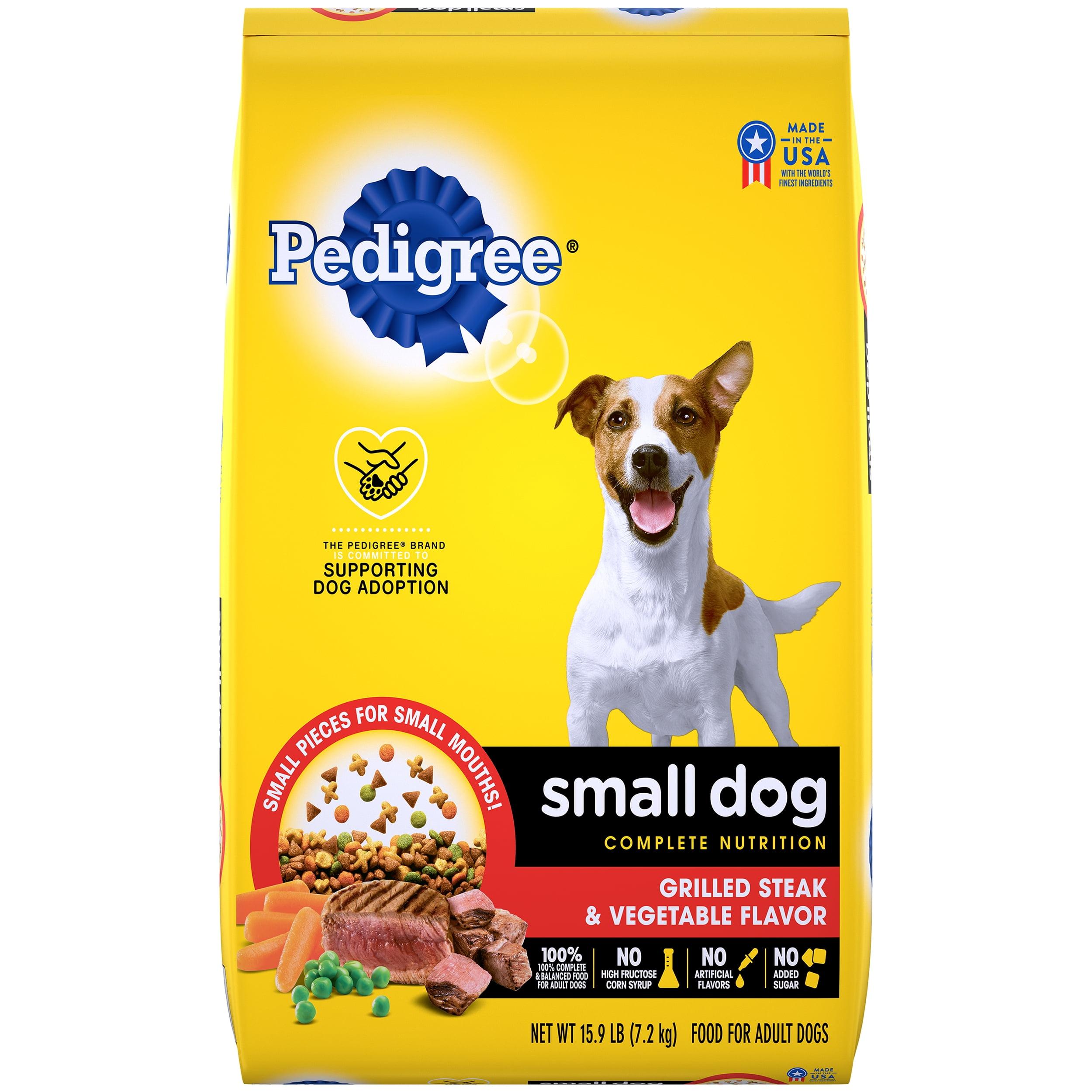 Pedigree Grilled Steak and Vegetable Flavor Small Dog Dry Dog Food