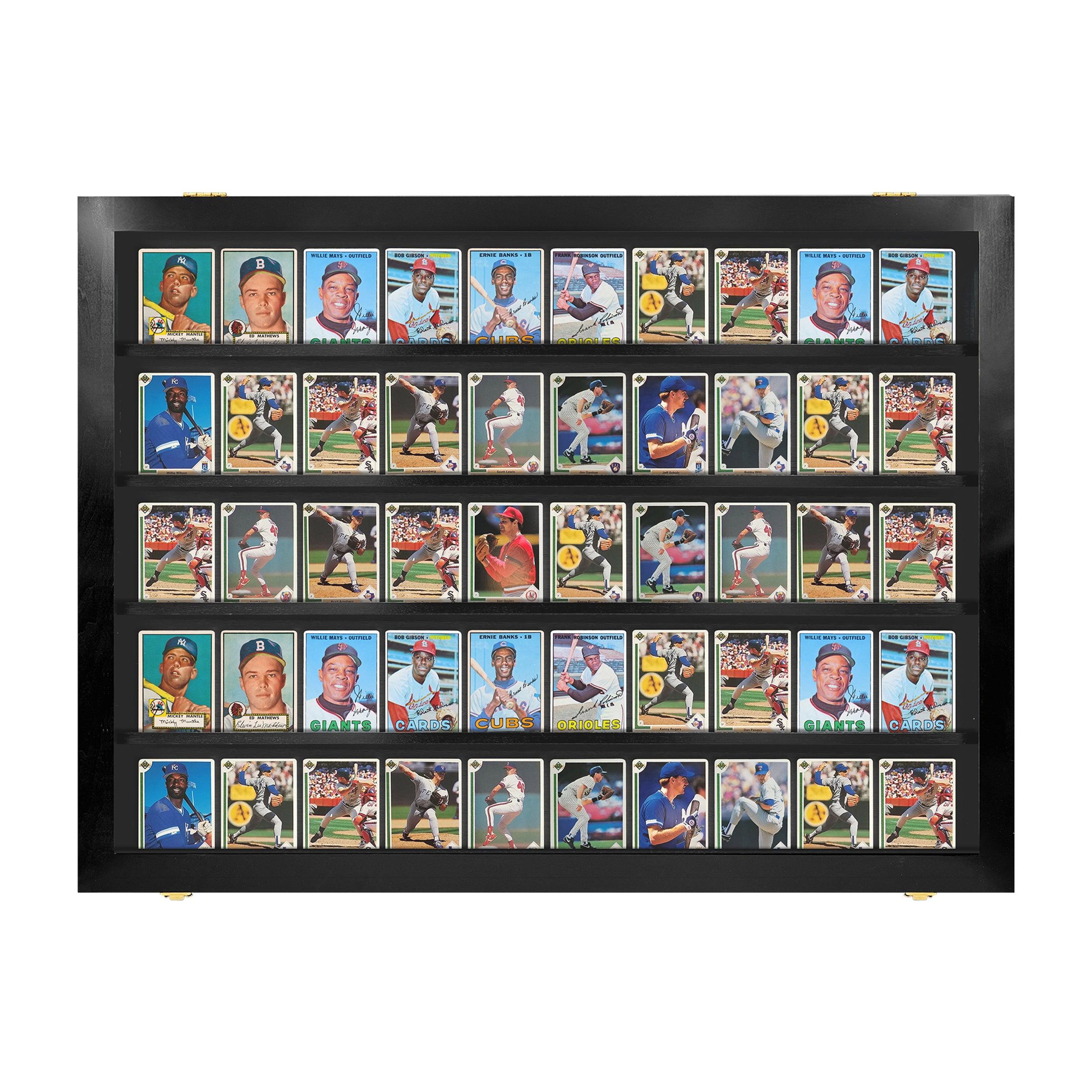 Pennzoni Display Co. PENNZONI Sports Card Display Case, Holds 50 Ungraded Sports & Playing Cards