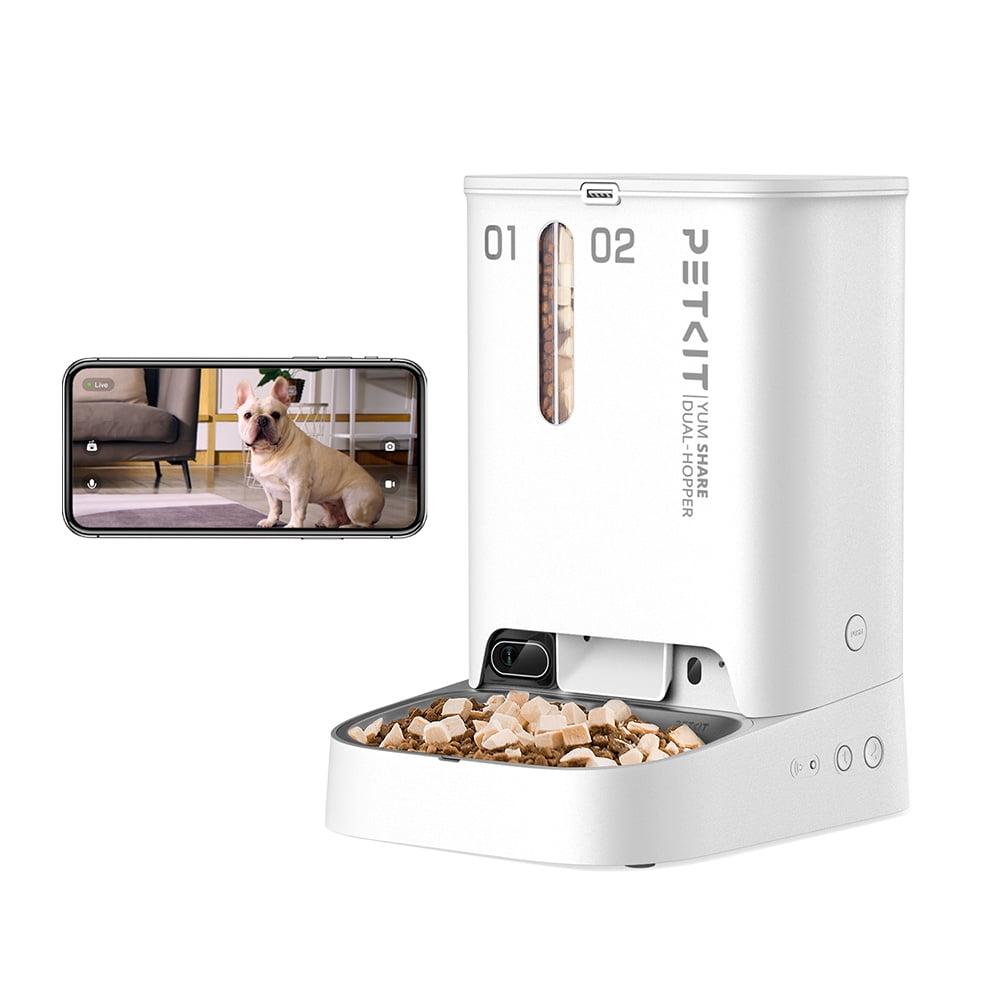 PETKIT 5L YumShare Dual-hopper Cat and Dog Automatic Feeder with Camera