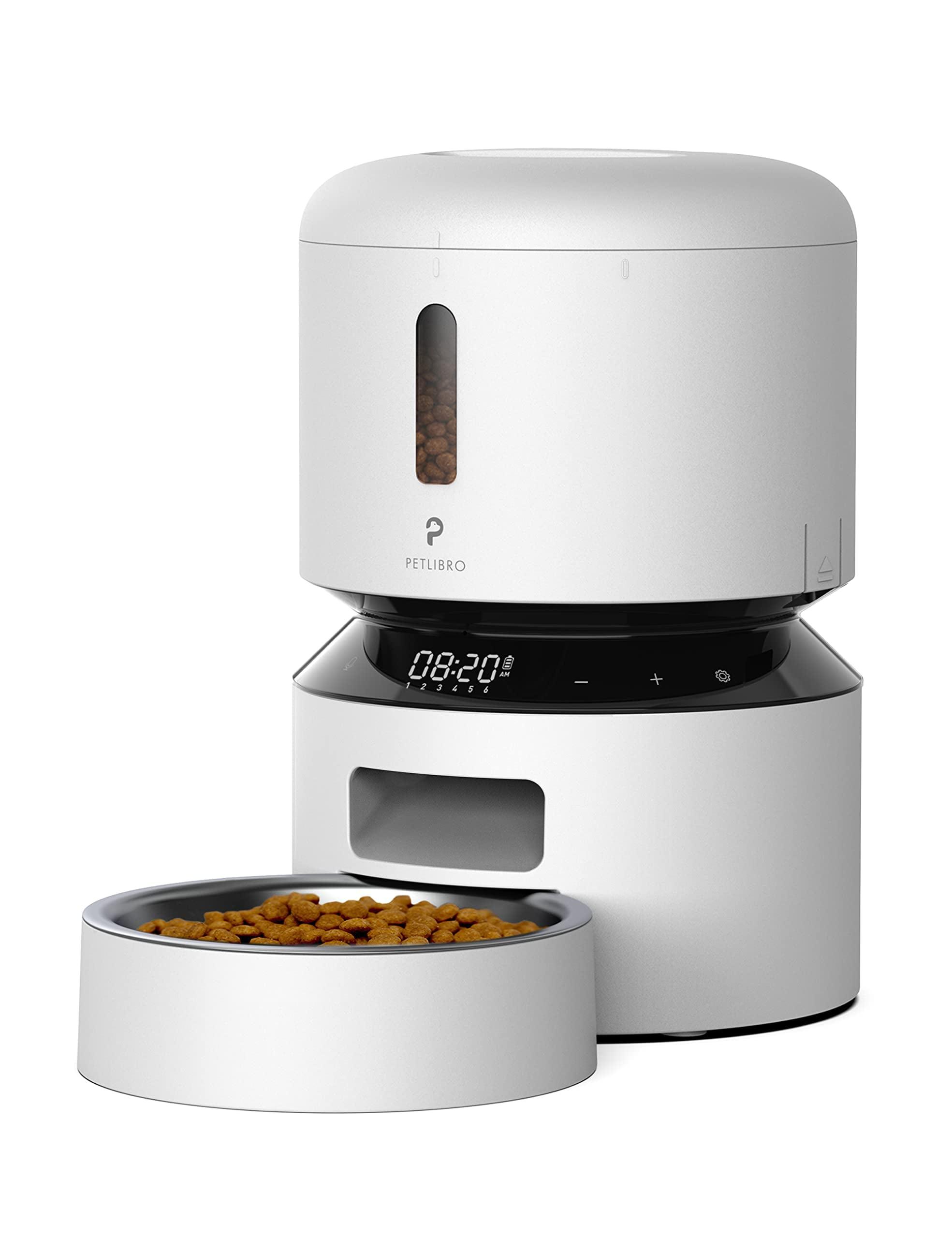 White 3L Automatic Pet Feeder with LED Display