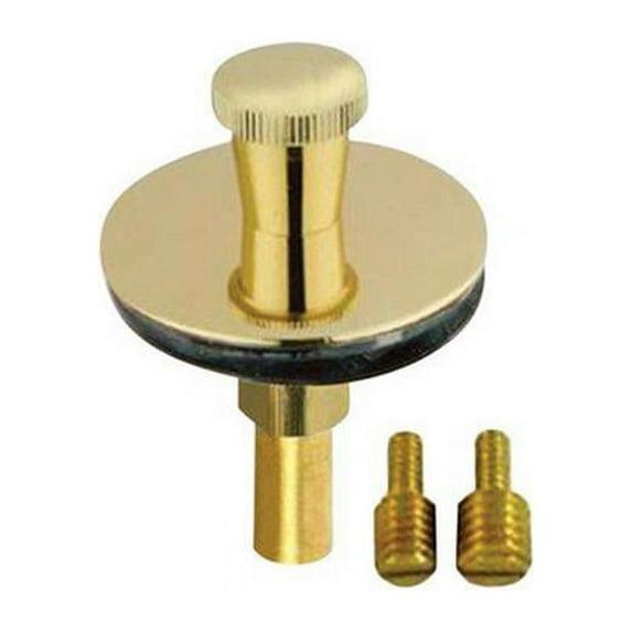 PF WaterWorks PF0955-PB Lift N Lock Tub Drain Stopper, Brass