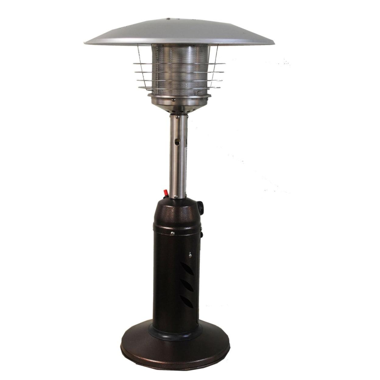 PHRDGH-TT Patio Round Table Top Heater - Golden Hammer Finish
